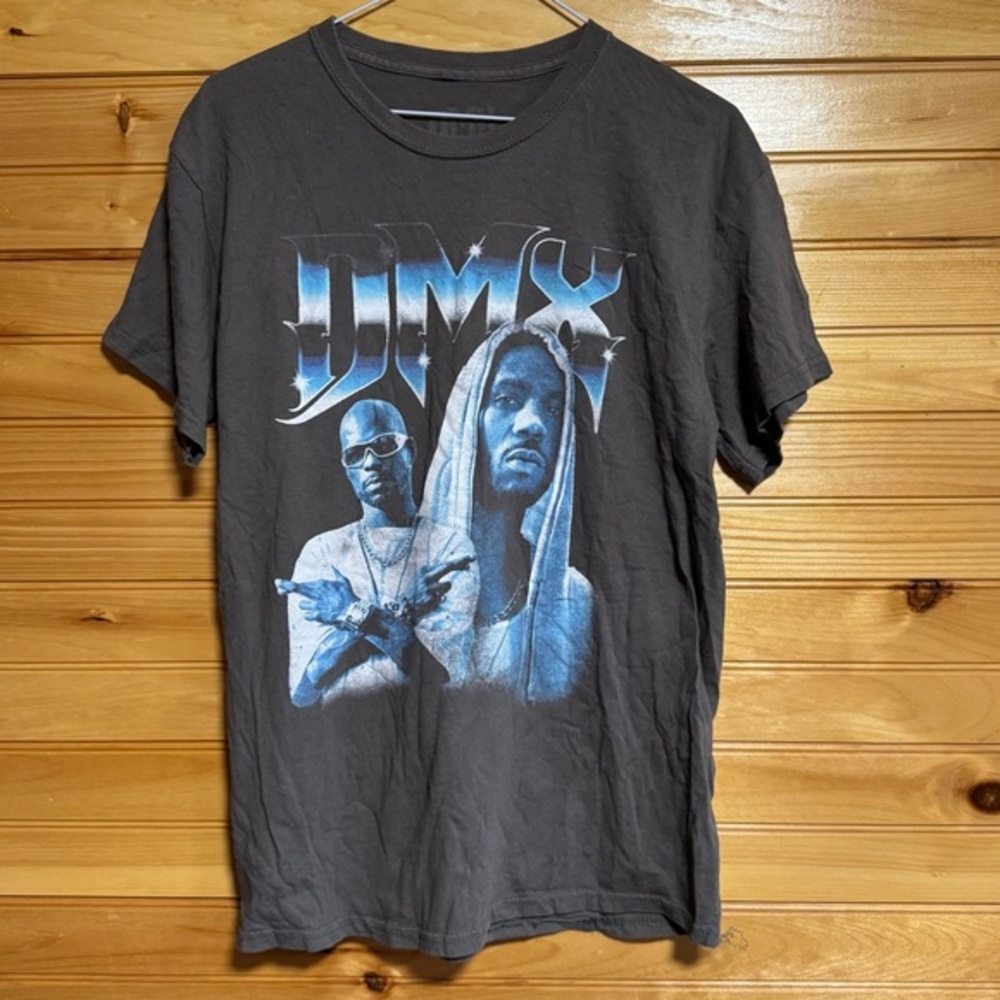 DMX Rapper Hip Hop Artist Men's Black Graphic T-Shirt Medium